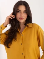 Košile LK KS 510109.70 tmavě žlutá