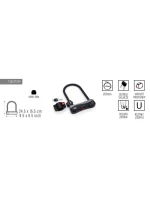 Zámek na kolo Twister 31548 - Meteor