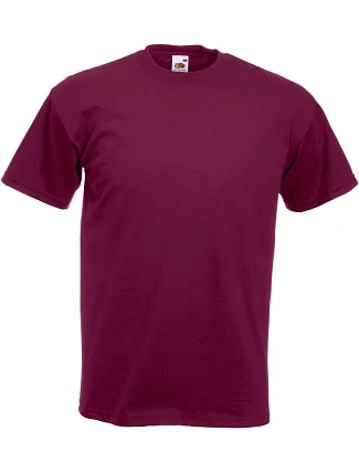 Fruit of the Loom Super Premium T Tričko 16.1044 burgundy