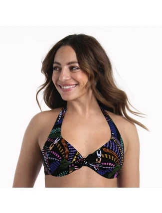 Style Loretta Top Bikini - horní díl 8750-1 black - RosaFaia