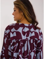 Halenka D73771M11186A vínová Halenka D73771M11186A vínová