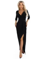 Dámské šaty 404-13 Černá - NUMOCO Dámské šaty 404-13 Černá - NUMOCO