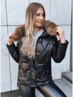 Dámská zimní bunda SNOW černá FashionStreet TY3818