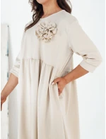 Béžové šaty NALERA FashionStreet EY2460 Béžové šaty NALERA FashionStreet EY2460