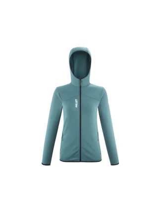 MILLET W Seneca Fleecová mikina s kapucí Green