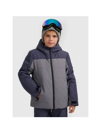 Chlapecká lyžařská bunda 5000 s membránou 4F 4FJRAW25TTJAM1064-22S