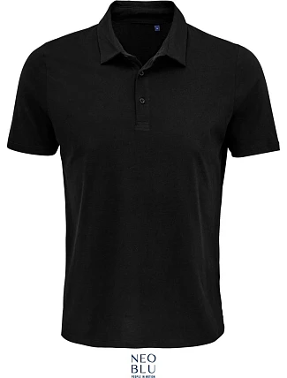 NEOBLU Octave Men Pánské žerzejové polo 24.3572 deep black NEOBLU Octave Men Pánské žerzejové polo 24.3572 deep black