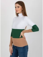 Dámská halenka RV BZ 8465 1.08P bílá zelená - FPrice