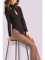 Tenké punčochové kalhoty se vzorem PUNTINA LUREX