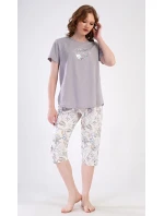 Dámské pyžamo kapri Alex Dámské pyžamo kapri Alex