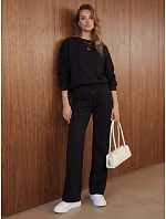 Dámská černá tepláková souprava FashionStreet AY1226 Dámská černá tepláková souprava FashionStreet AY1226