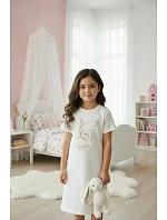 Cornette Dětské dívčí tričko 493/124 Spací 3 kr/r 122-128