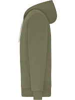 Daiber JN 1320 Pánská mikina s kapucí "Sherpa" 02.1320 olive/nature
