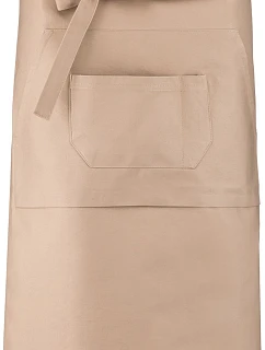 Kariban K 887 Barová zástěra středně dlouhá 20.K887 beige