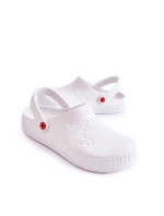 Pánské lehké pantofle Kroks Big Star II175003 Bílé Pánské lehké pantofle Kroks Big Star II175003 Bílé