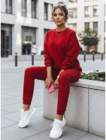 Dámská tepláková souprava ARIELLA PREMIUM červená FashionStreet AY0732
