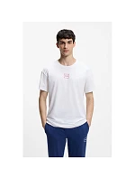 Hugo Loungewear pánská košile na spaní Laze BIANCO (50525236-101)