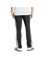 Pánské kalhoty adidas 3-Stripes Tricot Regular-Fit Open Hem černé JI8802