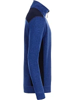Daiber JN 864 Pánská pracovní fleece bunda 1/2 zip - Strong 02.0864 royal melange/navy Daiber JN 864 Pánská pracovní fleece bunda 1/2 zip - Strong 02.0864 royal melange/navy