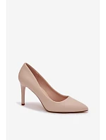 Eko kožené lodičky Sergio Leone 1339 Světle béžové