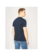 Pánské tričko 110853 0P510 00135 tmavěmodrá - Emporio Armani