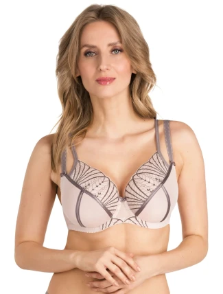 Dámská podprsenka 837 Caffe latte - GORSENIA Dámská podprsenka 837 Caffe latte - GORSENIA