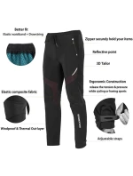 Rockbros dlouhé zimní sportovní kalhoty YPK007 XL