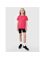 Dívčí tričko s potiskem 4F 4FJWSS25TTSHF2176-55S