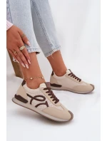 Sneakersy Dámské sportovní béžovo-hnědé Tarlisse