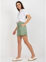 Šortky D73770M62233KB pistácie