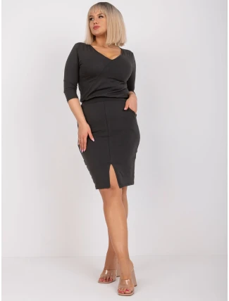 Šaty RV SK 7825.41 tmavá khaki Šaty RV SK 7825.41 tmavá khaki