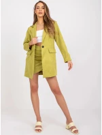 Dámský kabát 15286 hořčicový - FPrice Dámský kabát 15286 hořčicový - FPrice