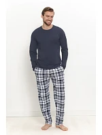 3664 Pánské dlouhé pyžamo DANTE M–2XL