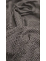 pánské vaflové pončo Saimaa s kapucí Organic Grey pánské vaflové pončo Saimaa s kapucí Organic Grey