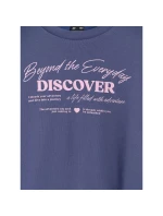 Dívčí mikina oversize bez kapuce 4F 4FJRAW25TSWSF2428-33S Dívčí mikina oversize bez kapuce 4F 4FJRAW25TSWSF2428-33S