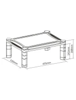 STOLNÍ STOJAN NA MONITOR TECHLY S NASTAVENÍM VÝŠKY