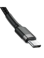 Kabel Baseus CATKLF-GG1 (USB typ C M - USB typ C M; 1m; barva šedočerná)