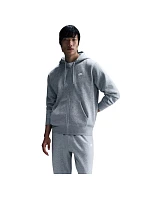 Pánská mikina Nike Club BB FZ Hoodie, šedá, FN3861 063, 2XL