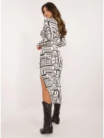 Šaty LK SK 509771 1.09 bílá a černá