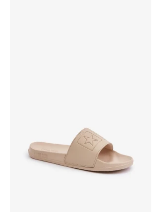 Pěnové Pantofle Dámské Big Star OO274043 Béžové Pěnové Pantofle Dámské Big Star OO274043 Béžové