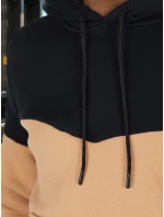 Pánská základní mikina s kapucí černá FashionStreet BX5877