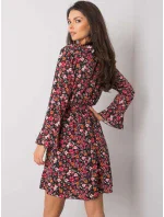 Šaty DHJ SK 13891A.71P černá a červená