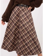 Sukně MI SD 8400.17 tmavě hnědá