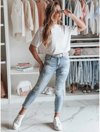 Dámské džínové kalhoty FASHIONIX modré FashionStreet UY2708