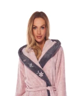 Dámský župan 9145 beige - L&L Dámský župan 9145 beige - L&L