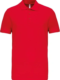 Kariban K 239 Pánské elastické piqué polo 20.K239 red