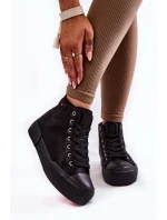 Dámské vysoké tenisky Cross Jeans KK2R4055C Černe