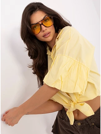 MI košile KS 3389A.90 světle žlutá