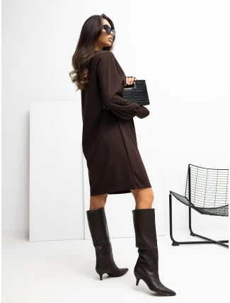 RV SK šaty A1059.17 tmavě hnědé