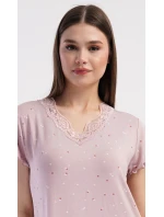Dámská noční košile s krátkým rukávem Isabela Dámská noční košile s krátkým rukávem Isabela